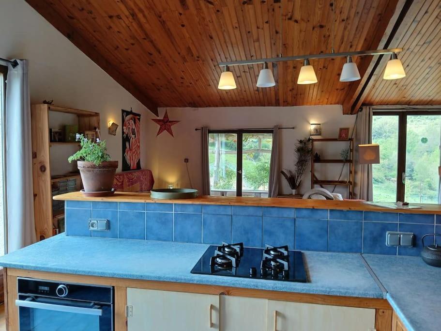 Bright Loft With Mountain And Nature View Sougraigne Eksteriør bilde